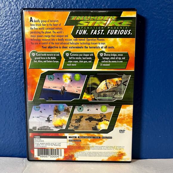 Thunderstrike : Operation Phoenix PlayStation 2 Video Game - Picture 2 of 6
